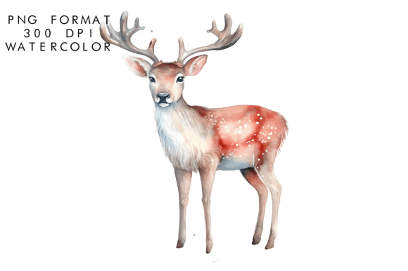 Download Watercolor Reindeer Clipart - Premium Resources