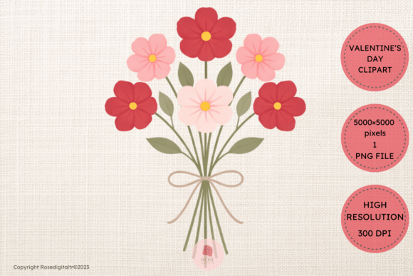 Download Valentine Bouquet Clipart PNG 8 - Bouquet Collection