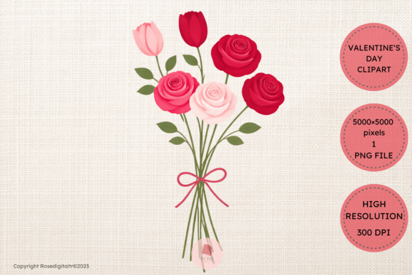 Download Valentine Bouquet Clipart PNG 17 - Bouquet Collection