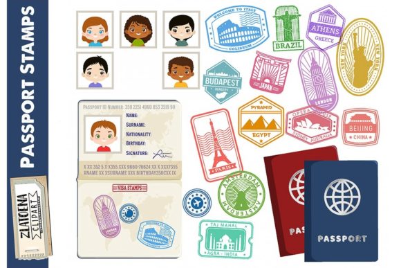 Download Landmark Stamps Clipart Travel Stamps - Premium Resources