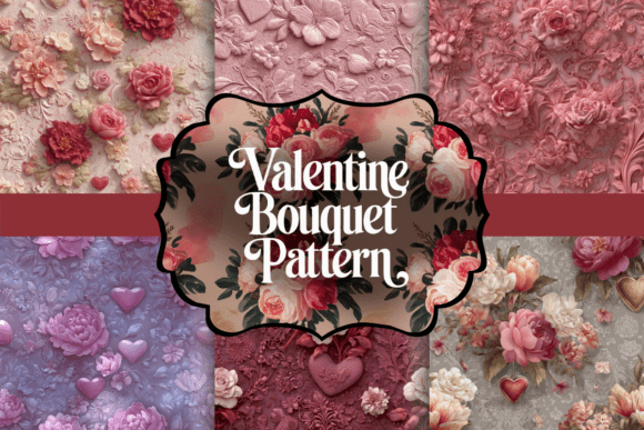 Download Valentine Bouquet Pattern - Bouquet Collection