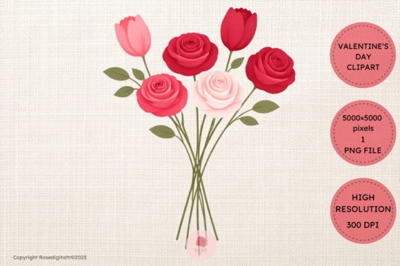 Download Valentine Bouquet Clipart PNG 18 - Bouquet Collection