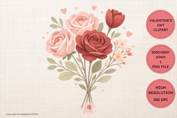 Download Valentine Bouquet Clipart PNG 20 - Bouquet Collection