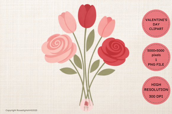 Download Valentine Bouquet Clipart PNG 9 - Bouquet Collection