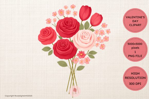 Download Valentine Bouquet Clipart PNG 13 - Bouquet Collection